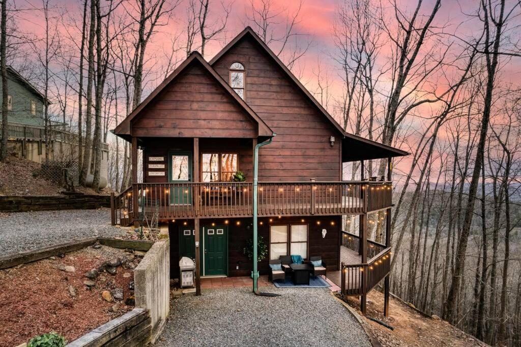 Mtn Cabin Sleeps 10 - 5 Mins To Fishing & Camping Ellijay Ngoại thất bức ảnh